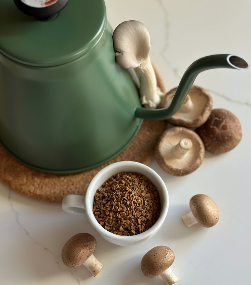 Instant Coffee with Mushrooms