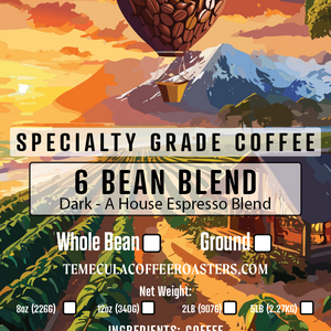 6-Bean Espresso Blend - Espresso Roast