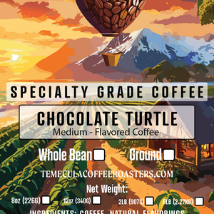 Chocolate Turtle Flavored Coffee