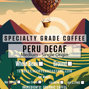 Fairtrade® Peru Decaf (Swiss Water® Process) - Medium Roast