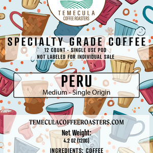 Peru (Medium Roast) [12 Single Use Cups] (Copy)