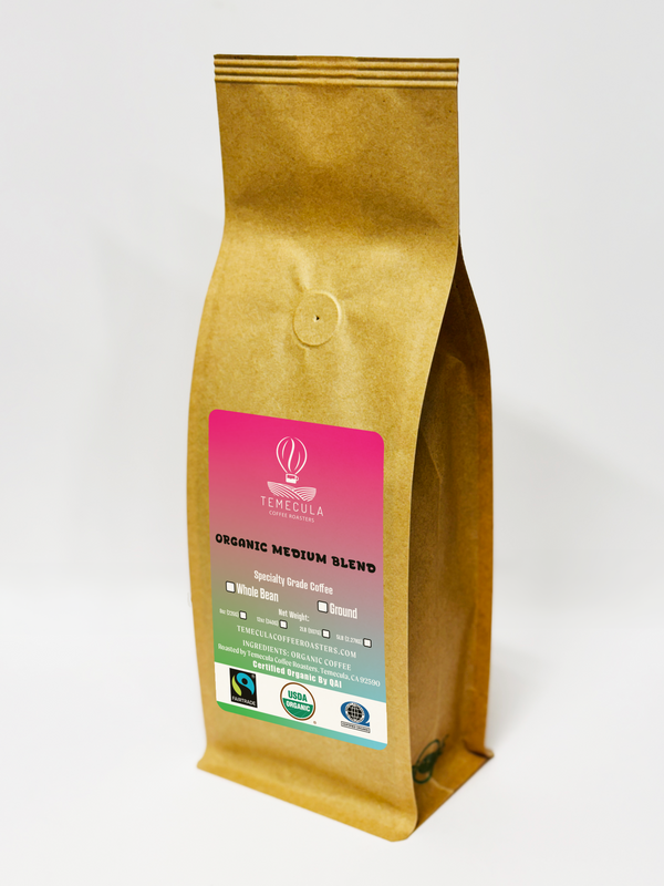Organic Fairtrade® Medium Blend - Medium Roast