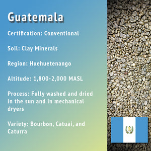 Guatemala, Green Coffee - UNROASTED