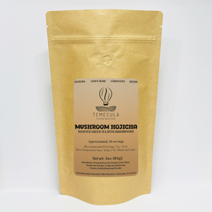 Hōjicha Powder with Mushrooms