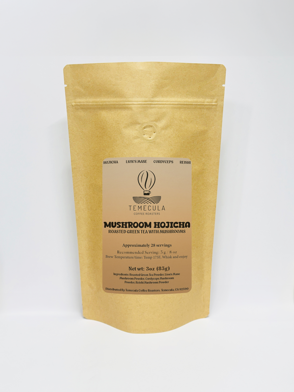 Hōjicha Powder with Mushrooms