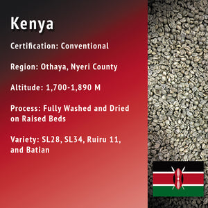 Kenya, Green Coffee - UNROASTED