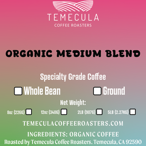 Organic Fairtrade® Medium Blend - Medium Roast